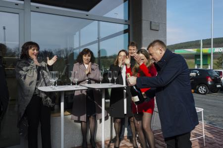 Otvoritev poslovne stavbe Eurospin in krožišča 6